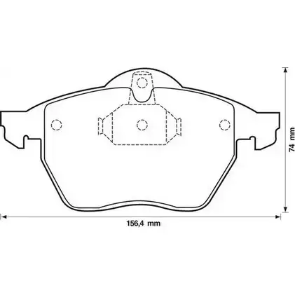 Тормозные колодки, дисковые, комплект STOP 571997S 2975330 VOZW 9 S50OP04