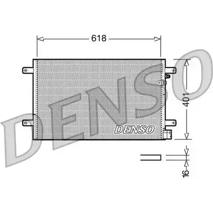Радиатор кондиционера NPS 66P74 DCN02006 U3 0HK 2978657 изображение 0