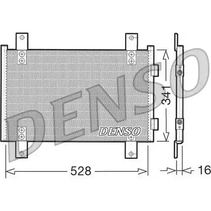 Радиатор кондиционера NPS ONDJC DCN07001 2978688 AOKJN 2W