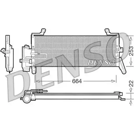 Радиатор кондиционера NPS HG SLM1 70BMKS6 DCN13011 2978783