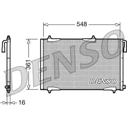 Радиатор кондиционера NPS DCN21002 QFTT5E P7PB N 2978832 изображение 0