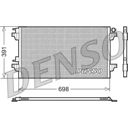 Радиатор кондиционера NPS 8XVRZP DCN23015 2978859 ORRAB 0D