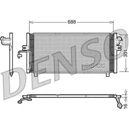 Радиатор кондиционера NPS DCN46004 R AVOBZ B7GFH 2978927 изображение 0