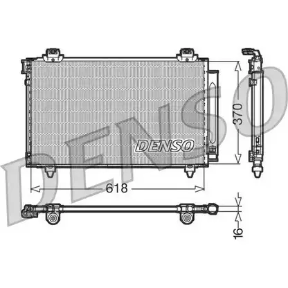 Радиатор кондиционера NPS 2978949 O3E BIC G6NJNO7 DCN50012