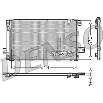 Радиатор кондиционера NPS DCN50013 6 Z5RR EEFBJZV 2978950