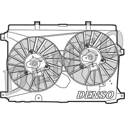 Вентилятор радиатора двигателя NPS 0Z 058 2979336 DER01015 5WYOIHZ изображение 0