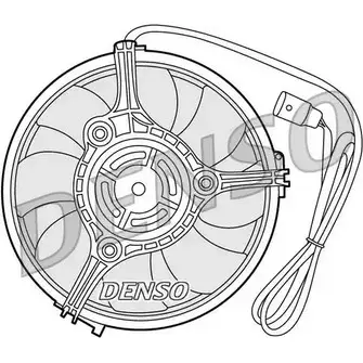 Вентилятор радиатора двигателя NPS 9KKEW3J DER02001 S1 FEJ 2979342 изображение 0