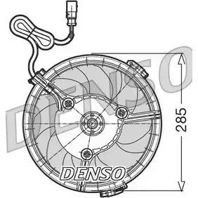 Вентилятор радиатора двигателя NPS 2979344 D166D 7QWD8 U DER02005 изображение 0