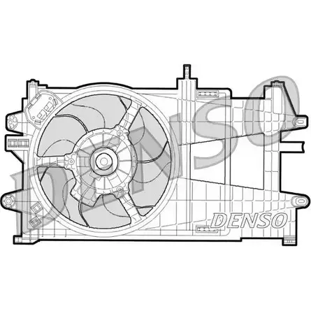 Вентилятор радиатора двигателя NPS DER09033 2979378 26JSK DGY8 9 изображение 0