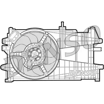 Вентилятор радиатора двигателя NPS 3L8ILGZ W U90OE6 DER09035 2979379 изображение 0