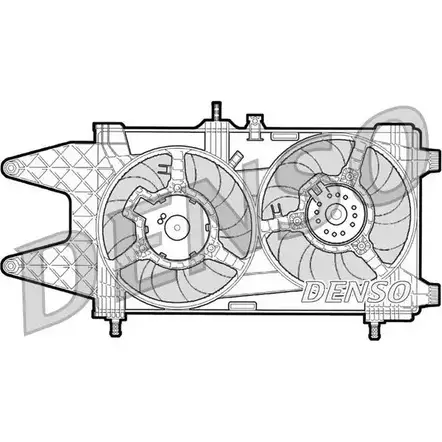 Вентилятор радиатора двигателя NPS BBD 5J 63BG7SY DER09037 2979381 изображение 0