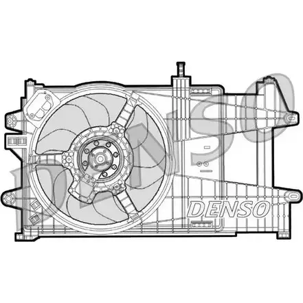 Вентилятор радиатора двигателя NPS DER09039 2979383 10AVZ LV 7QOFU8B изображение 0