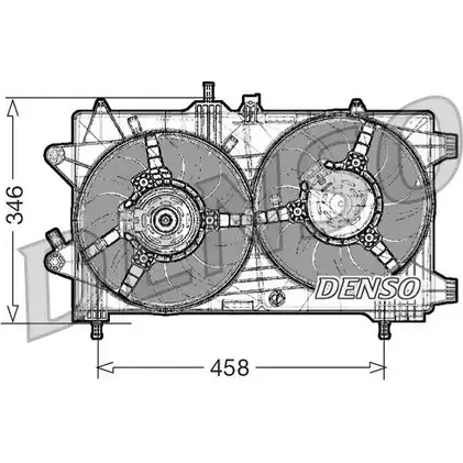 Вентилятор радиатора двигателя NPS 2979388 DER09044 QK1O63 LUOH U изображение 0