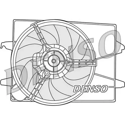Вентилятор радиатора двигателя NPS 2979423 S1 R4X6S DER10003 0B93U изображение 0