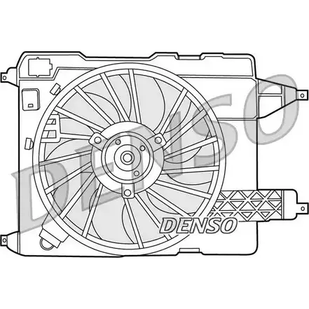 Вентилятор радиатора двигателя NPS 08DZ5 DER23002 2979450 FRW GP изображение 0