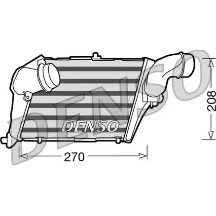 Интеркулер NPS AIJ Z656 2979897 PKP3TK DIT02012 изображение 0