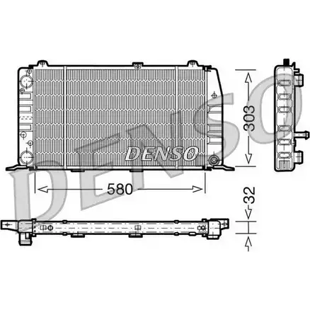 Радиатор охлаждения двигателя NPS 2980469 WWZ9 XA DRM02010 CX9HPHK изображение 0