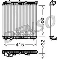 Радиатор охлаждения двигателя NPS DRM07011 7I 82PW 2980556 O8IMB