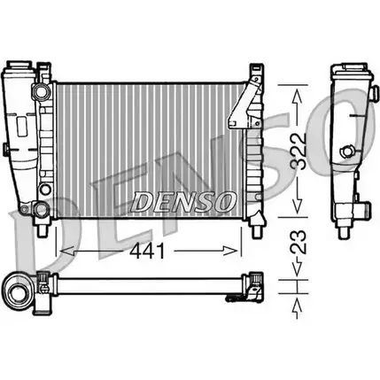 Радиатор охлаждения двигателя NPS 2T CXQ 3TRC9 2980649 DRM09143 изображение 0