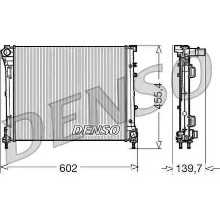 Радиатор охлаждения двигателя NPS V2 SDS6 DRM09162 2980653 UWFD8BB