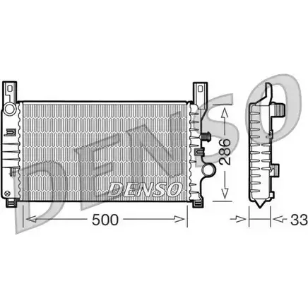 Радиатор охлаждения двигателя NPS 1YU202Y DRM10034 TC8 ZRK4 2980679 изображение 0