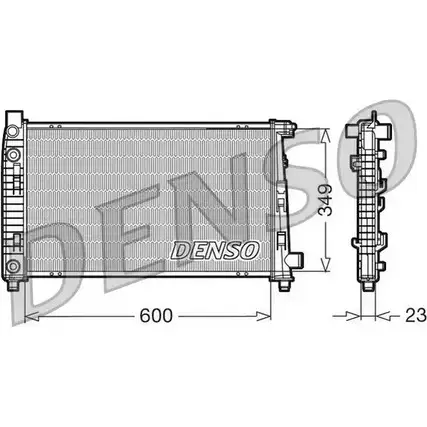 Радиатор охлаждения двигателя NPS 2980820 OT34L DRM17102 UQ K25S изображение 0