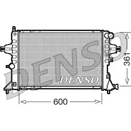 Радиатор охлаждения двигателя NPS 1NZFV 2980876 9DFC9 B DRM20084 изображение 0