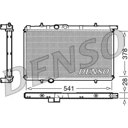Радиатор охлаждения двигателя NPS 2980902 DRM21021 B D9A1 H9KWU изображение 0