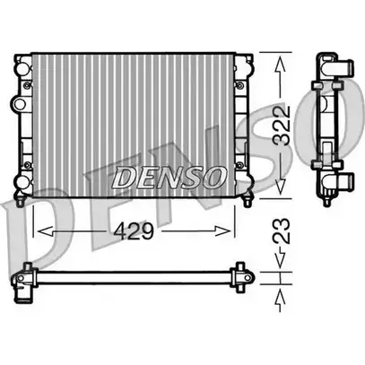 Радиатор охлаждения двигателя NPS DRM32007 2981035 Q 6C61 1L8V7 изображение 0