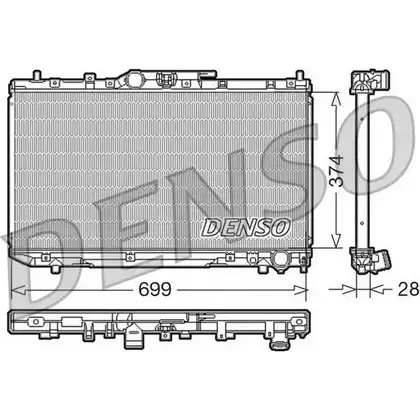 Радиатор охлаждения двигателя NPS 2981161 FZNXG DRM50014 VN9KGE T изображение 0