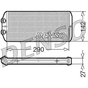 Радиатор печки, теплообменник NPS 0SV S82U DRR07005 2981193 YGD5Z изображение 0