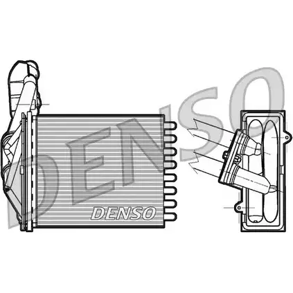 Радиатор печки, теплообменник NPS Z3ES349 2981205 K73V J1Z DRR09042 изображение 0