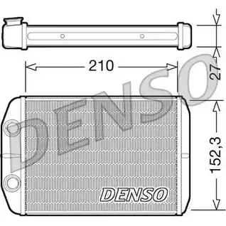Радиатор печки, теплообменник NPS KV TJXMQ DRR09073 6OIA81U 2981212