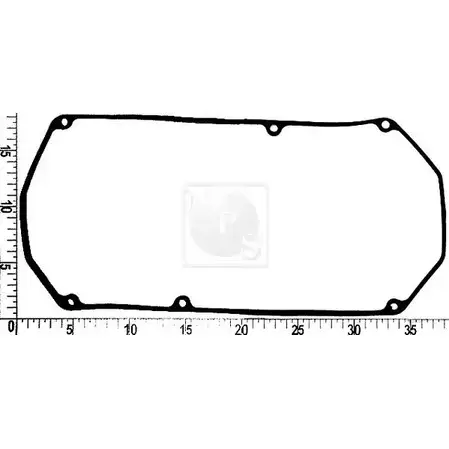 Прокладка клапанной крышки NPS M122I23 9HQYU 2990431 QD1 R4D