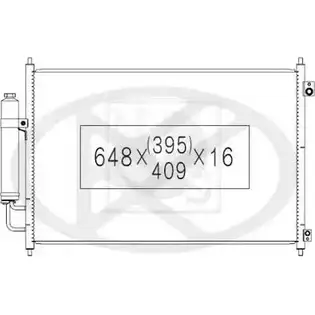 Радиатор кондиционера NPS DT9PO0B N526N14 3001896 536J F3B изображение 0