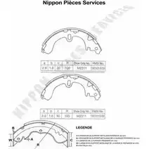 Тормозные колодки, комплект NPS HT Y7L QFM4LO7 3010023 T350A61 изображение 0
