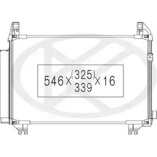 Радиатор кондиционера NPS 1RK2GT T526A07 E79716 6 3012903 изображение 0