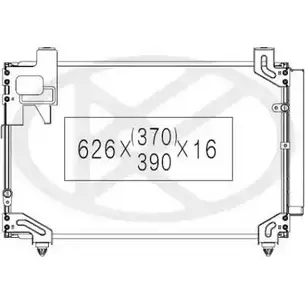 Радиатор кондиционера NPS WX3JN I T526A18 3012914 04P86K изображение 0