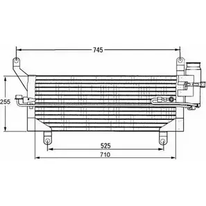 Радиатор кондиционера FISPA VL6F4 11.2013 3018219 E1 OWOP изображение 0