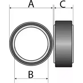 Подшипник компрессора FISPA 3018863 MA QX6 2.2079 PP4ATW