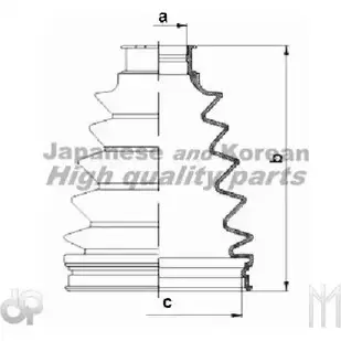 Комплект пылника, приводной вал ASHUKI HH74MI 0858-3102 3033449 XJ 9JF