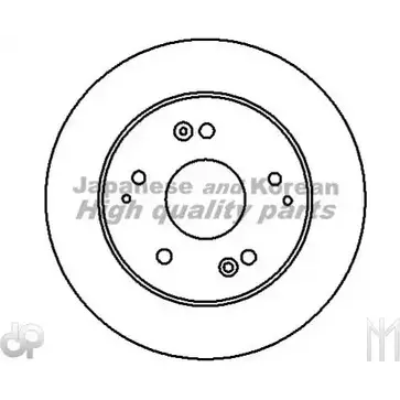 Тормозной диск ASHUKI QNOF 1 0993-2304 3034613 Q34BQU5 изображение 0