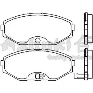 Тормозные колодки, дисковые, комплект ASHUKI 4A1 1DV YHXW1 1080-4701 3034948