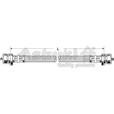 Тормозной шланг ASHUKI 3035229 1110-3902 ABRF3W Z 897TG изображение 0