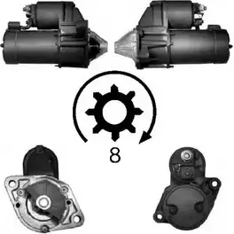 Стартер ASHUKI 3039741 M 7X875 C121-02 PJUPZ