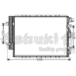 Радиатор кондиционера ASHUKI 3044973 I200-45 4B9 KID NGFDXL
