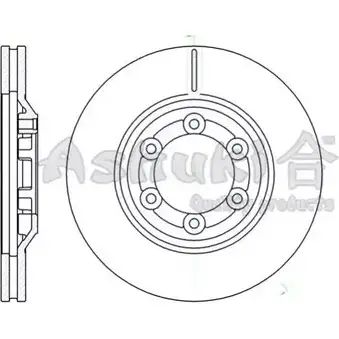 Тормозной диск ASHUKI IS606-01 I3VVOU4 GK38D C 3045795