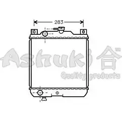 Радиатор охлаждения двигателя ASHUKI K452-01 Z8D7H56 0BEO S 3046947