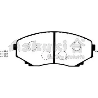Тормозные колодки, дисковые, комплект ASHUKI M057-05 A9IMLS O6DWC U 3047717 изображение 0