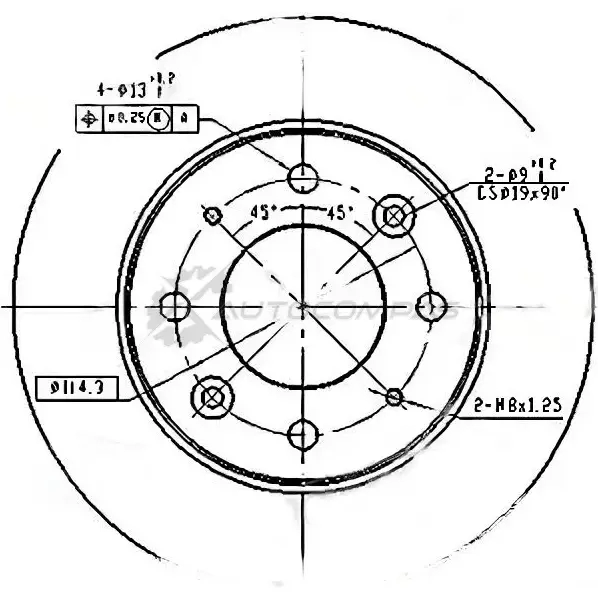 Тормозной диск PATRON PBD4171 3520745 003 FNX1